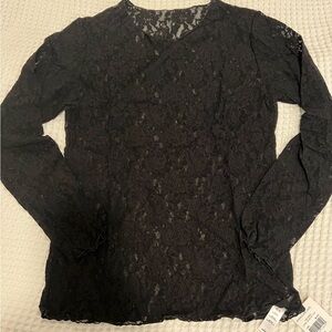 Hanky Panky black lace top